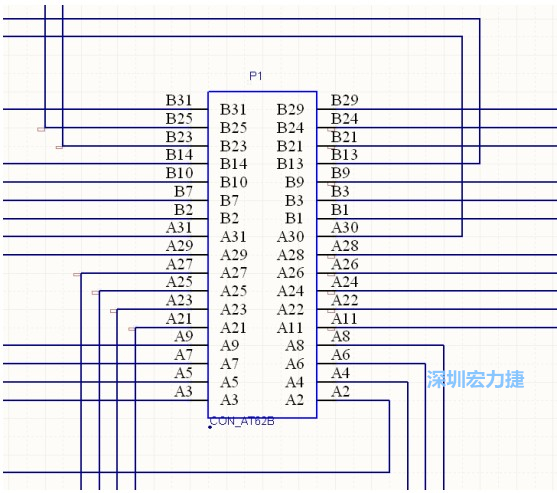 雙擊 1.SchDoc，文件可以被正常打開，下圖是其中的一部分：