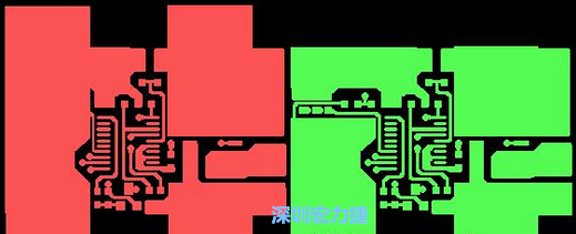 此操作可使文件中大部分的焊盤輸出后仍為焊盤，不會成為線性焊盤，并且不會產生像下圖一樣的短路情況